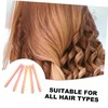 Mikinona 24pcs Hair Curlers Flexible Plastic Perm Rods for Curling