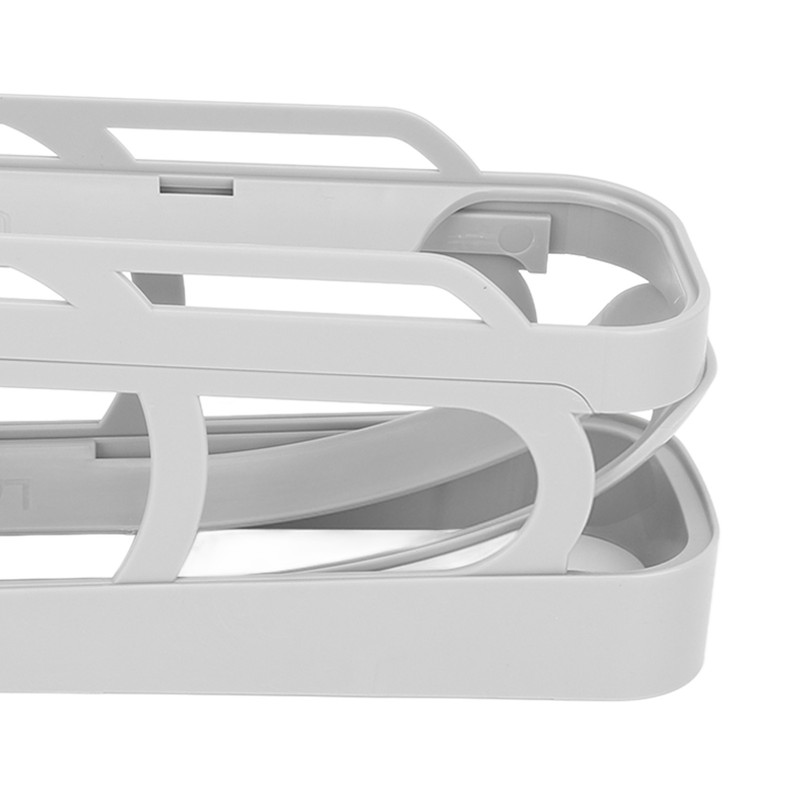 Rolling Egg Dispenser 2 Tier Space Saving Automatic Roll Down