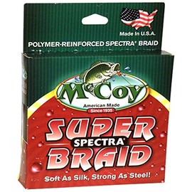 McCoy Fishing Super Spectra Braid Fishing Line, Mean Green, 150-Yard/6-Pound