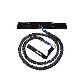 Heavy Change of Direction System That Connects to Power Rack- Train Your Athlete to Quickly Change Directions with This Indoor or Outdoor Resistance Cord Trainer. Includes Belt and Anchor.