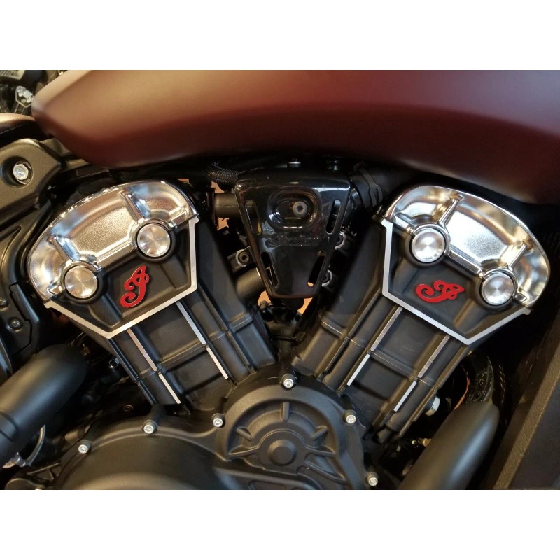 Indian Scout Motorcycle Cylinder "I" Script Decal, Sticker, Emblem