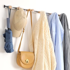 Fuloon Anti-Slip Broom Hanger,Mop and Broom Holder Wall Mount,Garage Storage Organizer Organization,Garden Kitchen Tool Organizer for Kitchen Organization,Garage,Closet,Garden Tools,Laundry Room