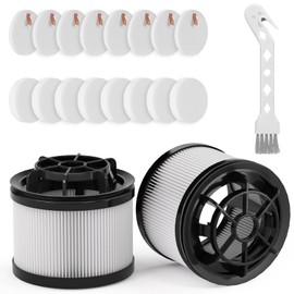 Leemone 18 PCS LVAC-200 Vacuum Filter Replacement, Compatible with Levoit LVAC-200 Cordless Stick Vacuum Cleaner (Model No. LSV-V201-WUS), 8 Pre-Motor Filters and 2 Post-Motor Filters