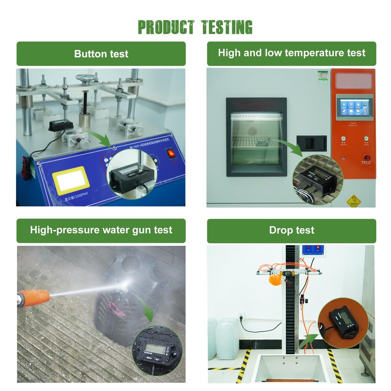 Yooreal Digital Maintenance Operating Hour Meter Tachometer for 2 or