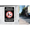Safety First Display LTD Private property dog walking prohibited -