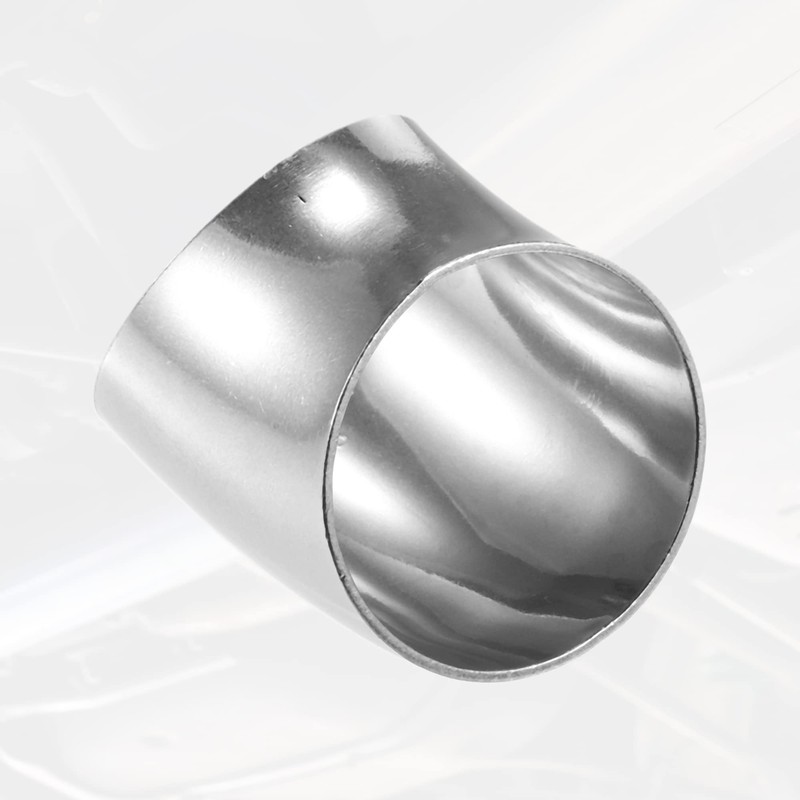QUARKZMAN 4 Pieces 45 Degree SS304 Stainless Steel Exhaust Elbow