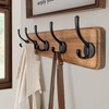 SKOLOO Rustic Wall Mounted Coat Rack, Case of 2, Pine