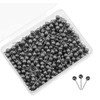 PINEPAN Pack of 200 Pins with Head Pins Pack of