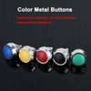 QitinDasen 10 x Premium 12 mm Round Head Momentary Push