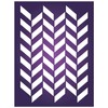 4.5" x 6.5" Herringbone Stencil Stencil used to add texture,