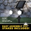 Bell+Howell Bionic Duo Spotlight: Solar Outdoor Lights with Motion Sensor,