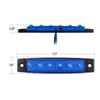 KYYET Blue LED Side Marker Lights,(Pack of 20) 6 LED