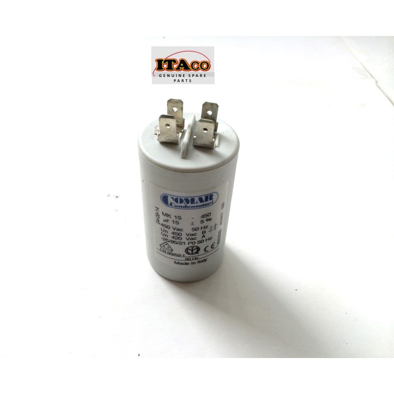 Made in Italy Motor Comar Condenser Capacitor MK 15UF -