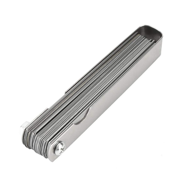 Universal Feeler Gauge Set Stainless Steel Thickness Gauge 32 Blades