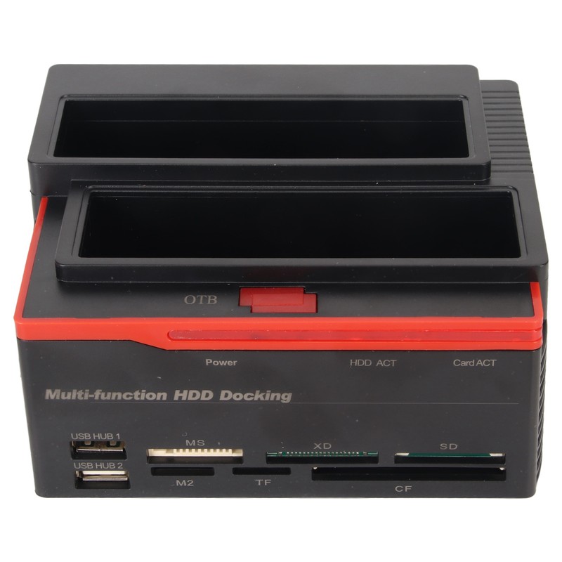 HDD Docking Station Dual Bay 480Mbps USB2.0 to SATA IDE