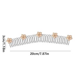 U Shape Hair Finishing Fixer Comb and Styling Tools - Stretchable Invisible Hair Clips, Pins and Holders for Girls and Women