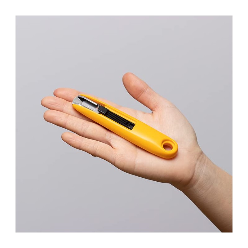 OLFA 243B Compact Safety Cutter for Left and Right Unpacking
