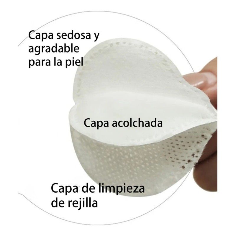 Almohadillas Algodon Facial Desmaquillante Pads 200 Piezas