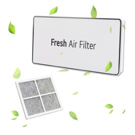 MCR66849208 Air Filter Cover Decor Replace for LG Refrigerator Fresh air filter MCR66849219 4957379 LMRS28596D LMRS28596S LMRS28626D PS12085698,ACW75477501 -With 1 air filter lt120f