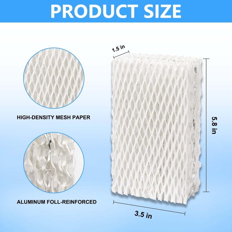 4 Pack Wf813 Eqwf813 Humidifier Filters Compatible with Equate Eqwf813