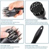 Byffoer Fleischhammer, Fleischklopfer Edelstahl Fleischzartmacher, Manueller Steakhammer Professionelle Nadel Fleisch