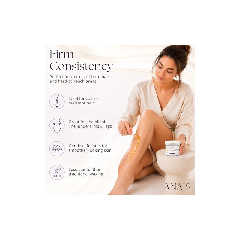 Wax Hair Removal 250g, Strong Consistency – Natural Sugaring Wax