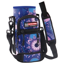 NATURE PIONEOR Water Bottle Carrier Holder Sleeve with Adjustable Strap25 32 40 oz, Insulated Water Bottle Holder Sling Bag