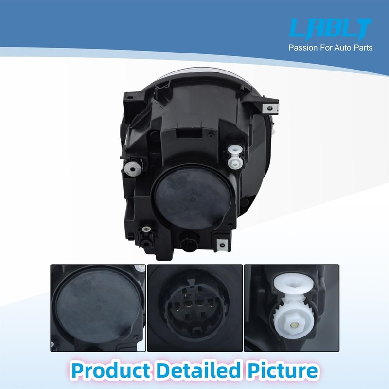 LABLT Headlight Headlamp Assembly Driver Side Left LH Replacement for