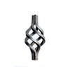 UHRIG Square Wrought Iron Basket Swivel, Scroll for Railings, Fences,