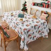Christmas Tablecloth, Seasonal Table Linen, Winter Kitchen Table Decoration, Indoor,