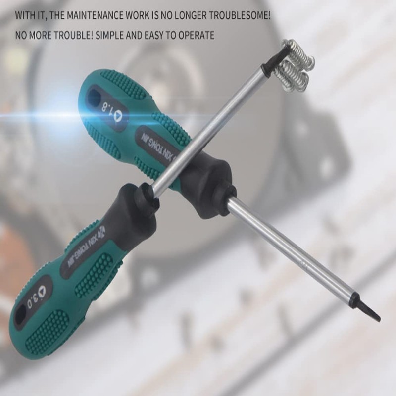 Fongmore 4 Pcs Triangle Screwdriver 1.8mm 2.0mm 2.3mm 3.0mm Non-Slip
