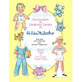 Judy M Johnson Hilda Miloche Collection II - Restored Paper Dolls 1946-1964