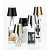 Abbott Collection Cordless Rechargeable LED Bottle Stopper Lamp/Light (Silver, Classic