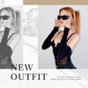 Eiuizah Y2k Sunglasses for Women Men Shield Wrap Around Fashion