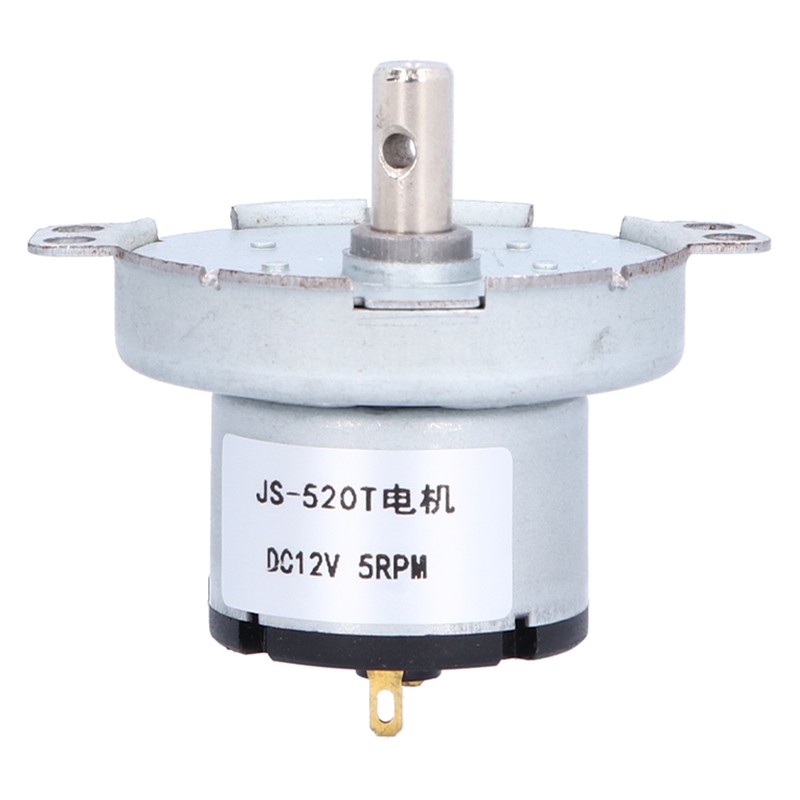 JS‑520T Synchronous Motor Durable DC 12V 5RPM Gear Motor for