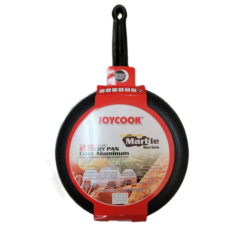 Joycook Marble Ceramic Coated Cast Aluminum Non Stick Fry Pan-