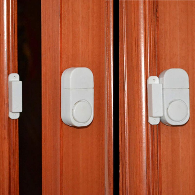 4 Pack Window & Door Burglar Intruder Alarms Alarm Breach