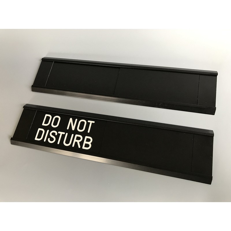 Sliding Signs - Entry Control - Do Not Disturb (Or