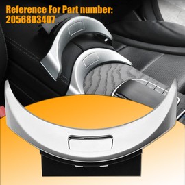 PMFCA 2056803407 Center Console Armrest Storage Box Release Button Switch Cover Compatible with 2015-2020 Benz W205 C200 C250 C300 W253 GLC260 GLC200