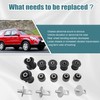 GXARTS 14 Pcs Rear Axle Control Trailing Arm Bushings Kit