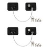 Refrigerator Lock, 2 pack Cabinet Lock for Baby Safety, Child