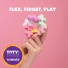 PLUS PLUS Hexel Bubblegum Fidget Toy Flexible Stress Relief Portable