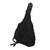 Large Black Sling Bag Waterproof Sling Backpack Oxford Fabric Outdoor
