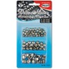 Meyco Rivets Round Silver Approx. 130 Pieces Assorted Diameter 7