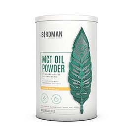 Birdman MCT Oil Powder 100% Puro De Coco, Keto y Paleo Friendly, Boost De Energia y Concentracion, Ideal Como Crema Para Cafe 39 Porciones Sabor Vaini