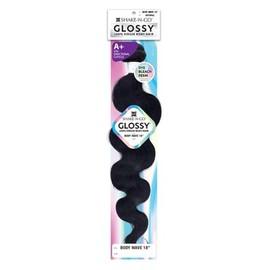 Shake N Go Virgin Remy Hair Weave Glossy Body Wave 26" (Color : Natural)
