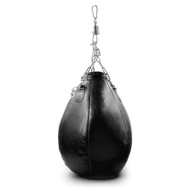 Luwint 12’’ 22 Pounds Filled Hanging Wrecking Ball Punching Bag for Boxing Workout Training