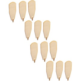 BRUBAKER Fan Blades Replacement Kit for 18 & 24 Inches Pyramids - Natural Wood - 12 Fan Blades
