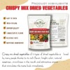 CRISPY MIX DRIED VEGETABLES 2.47 oz (70g) VIETFARMFOOD: Freeze-dried, no