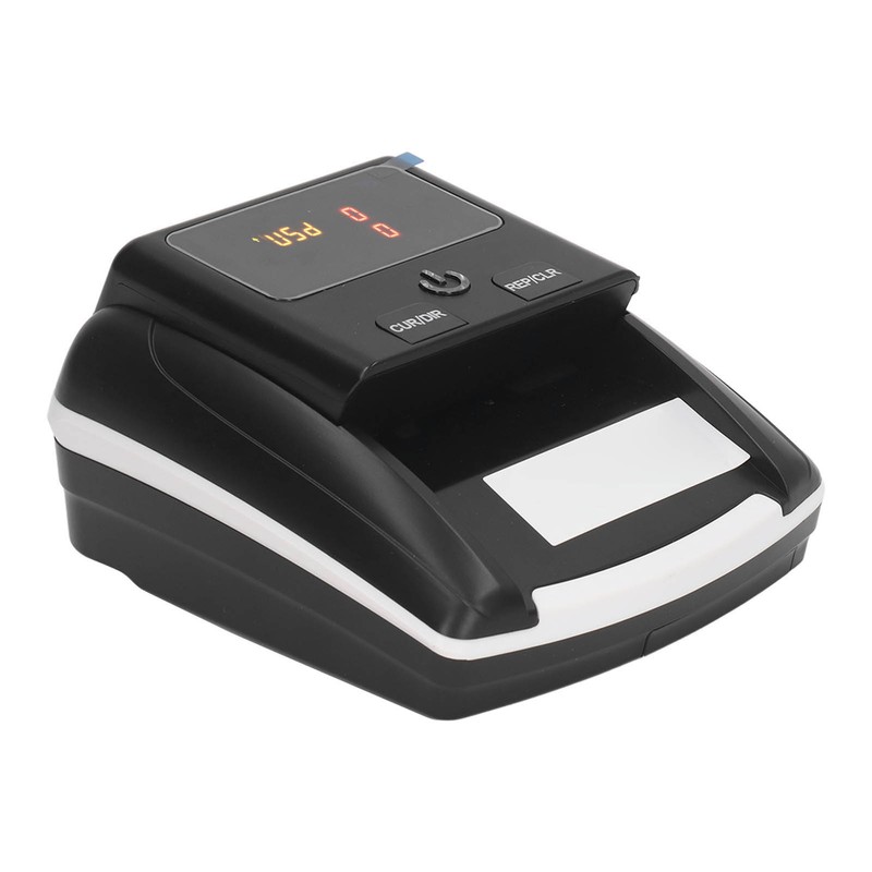 Automatic Banknote Detector Portable USD EUR Count Machine Counterfeit Bill